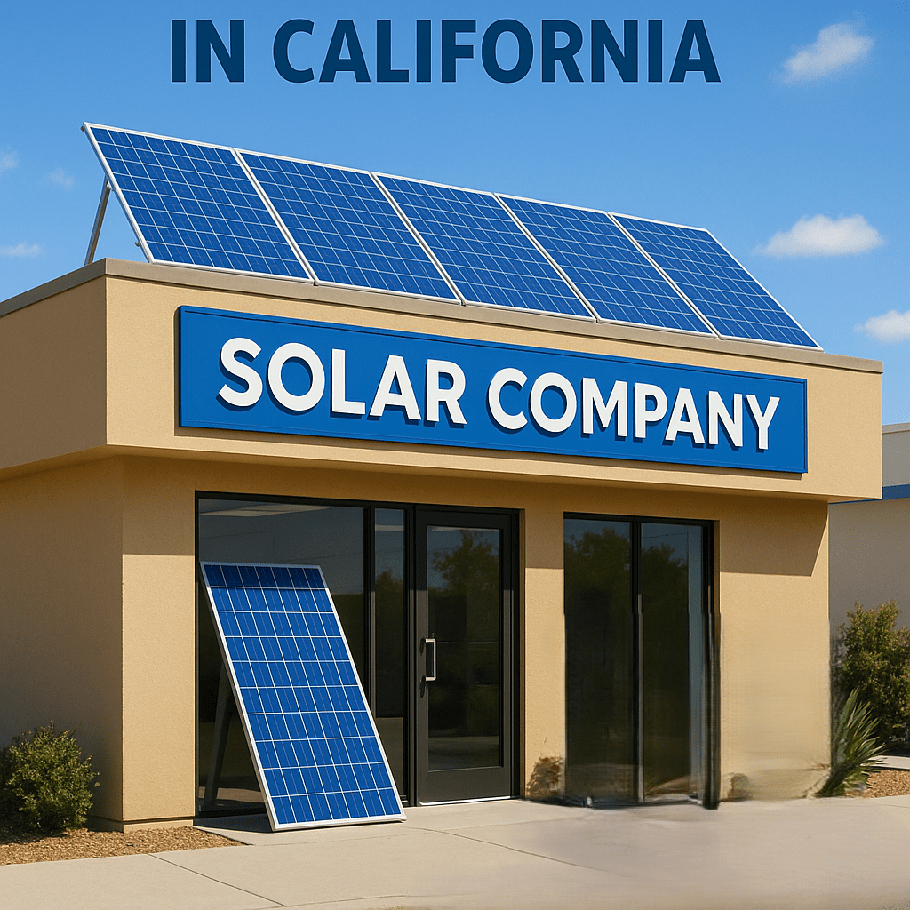 Solar Panel Selling Company in California