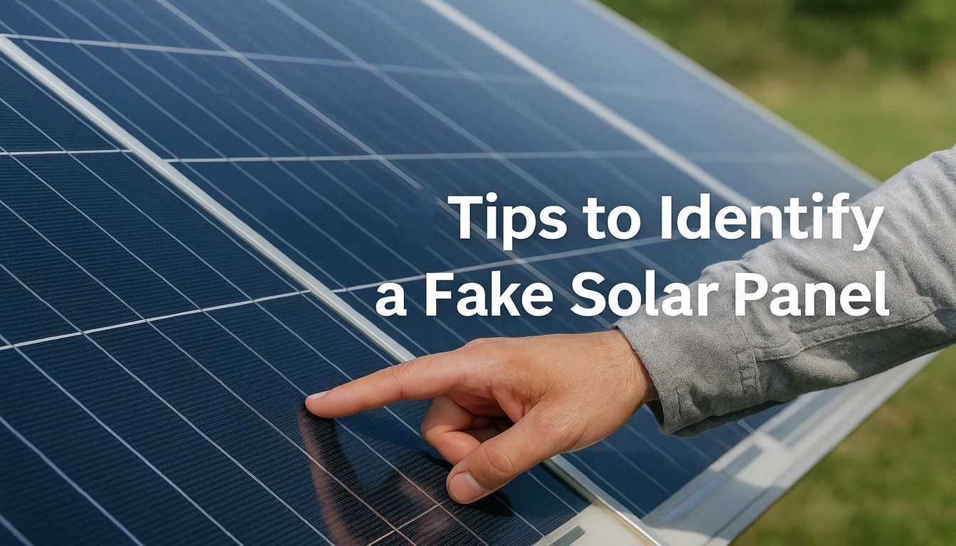 How to Check Original vs. Duplicate Solar Panels: Simple Guide