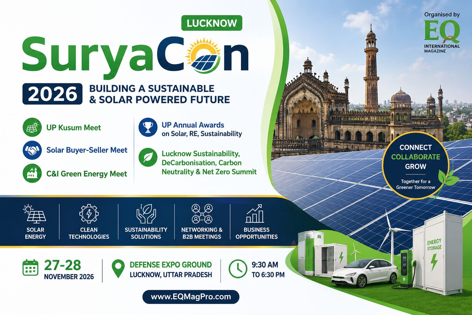 Lucknow SuryaCon 2026 | UP Kusum Meet & Green Energy Summit