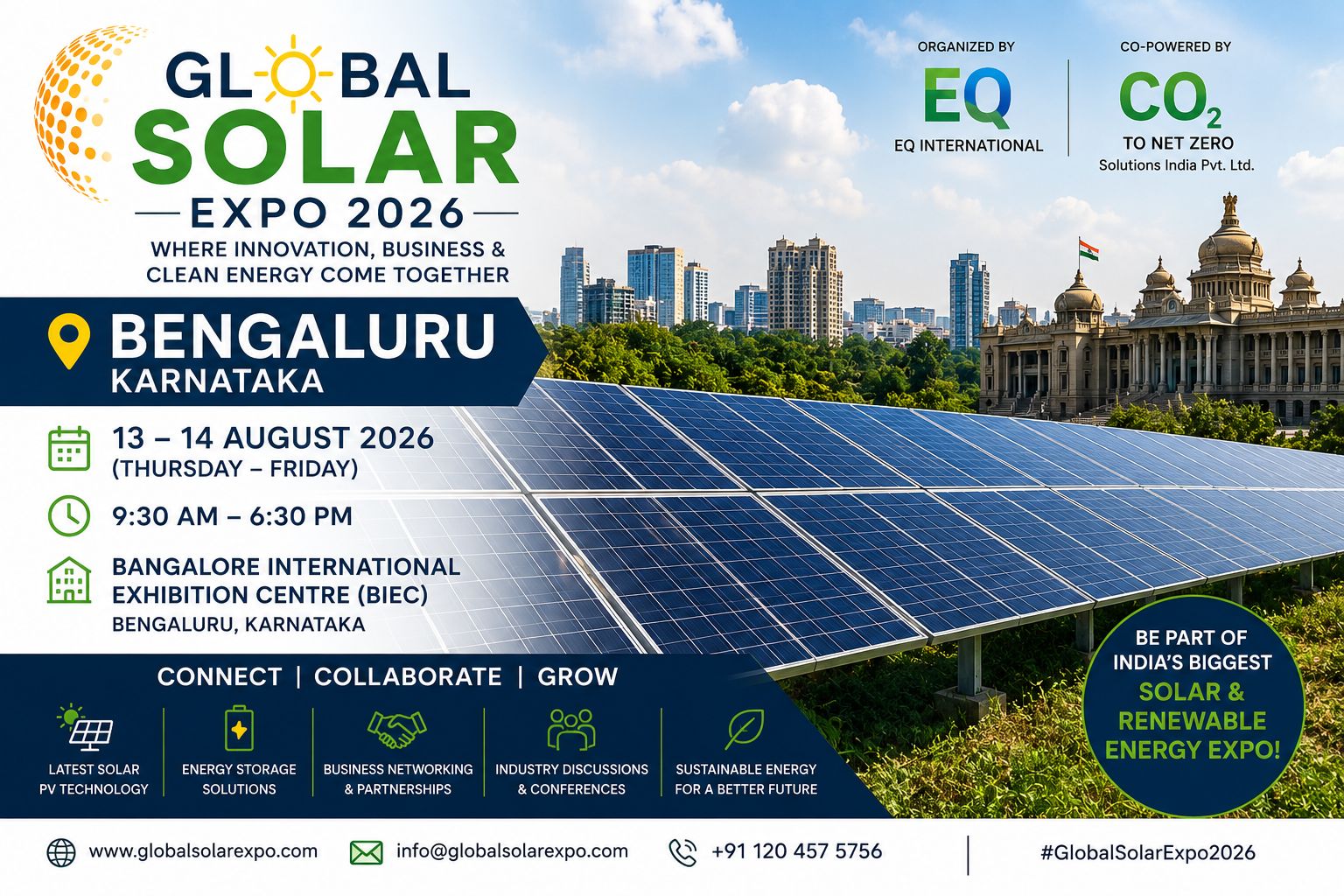 Global Solar Expo 2026 – Bengaluru