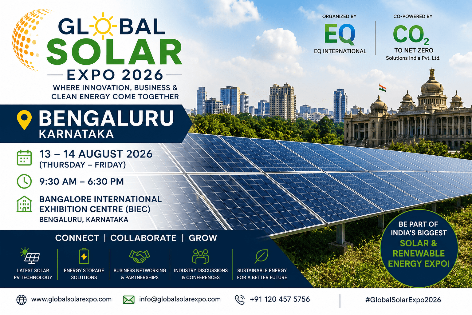 Global Solar Expo 2026 – Bengaluru