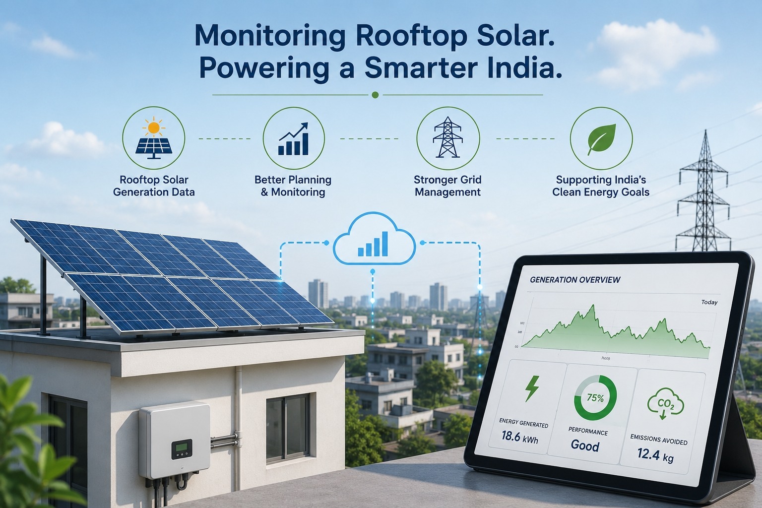Government Seeks Rooftop Solar Generation Data to Strengthen India’s Distributed Energy Planning