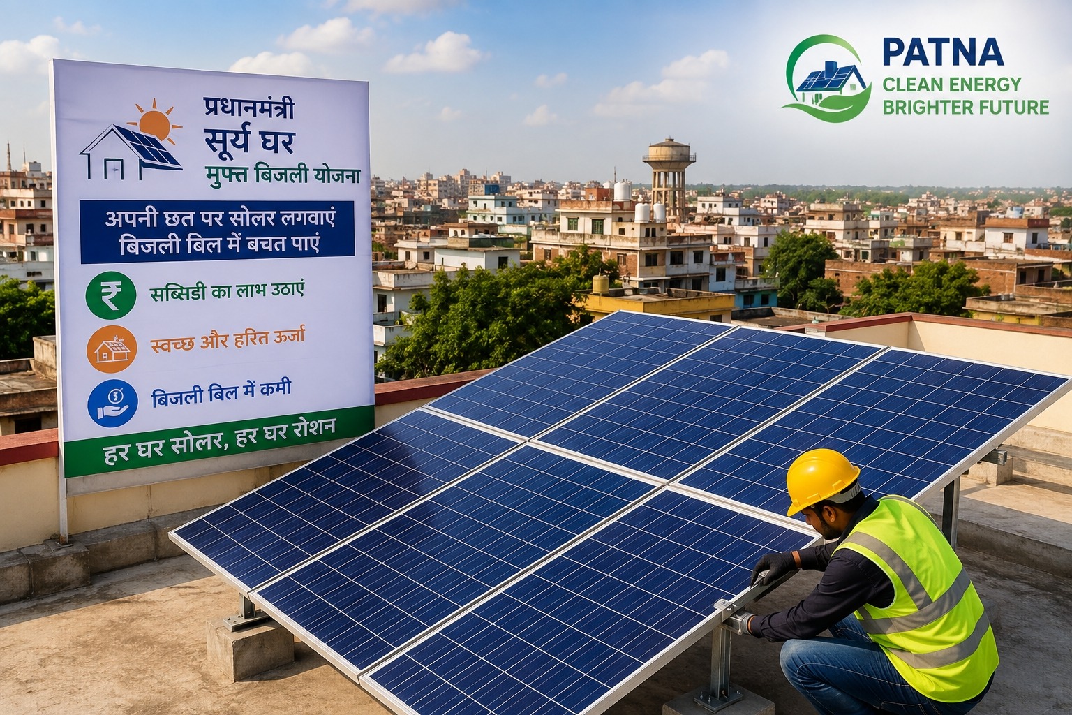 Patna Steps Up Rooftop Solar Adoption Under PM Surya Ghar Scheme