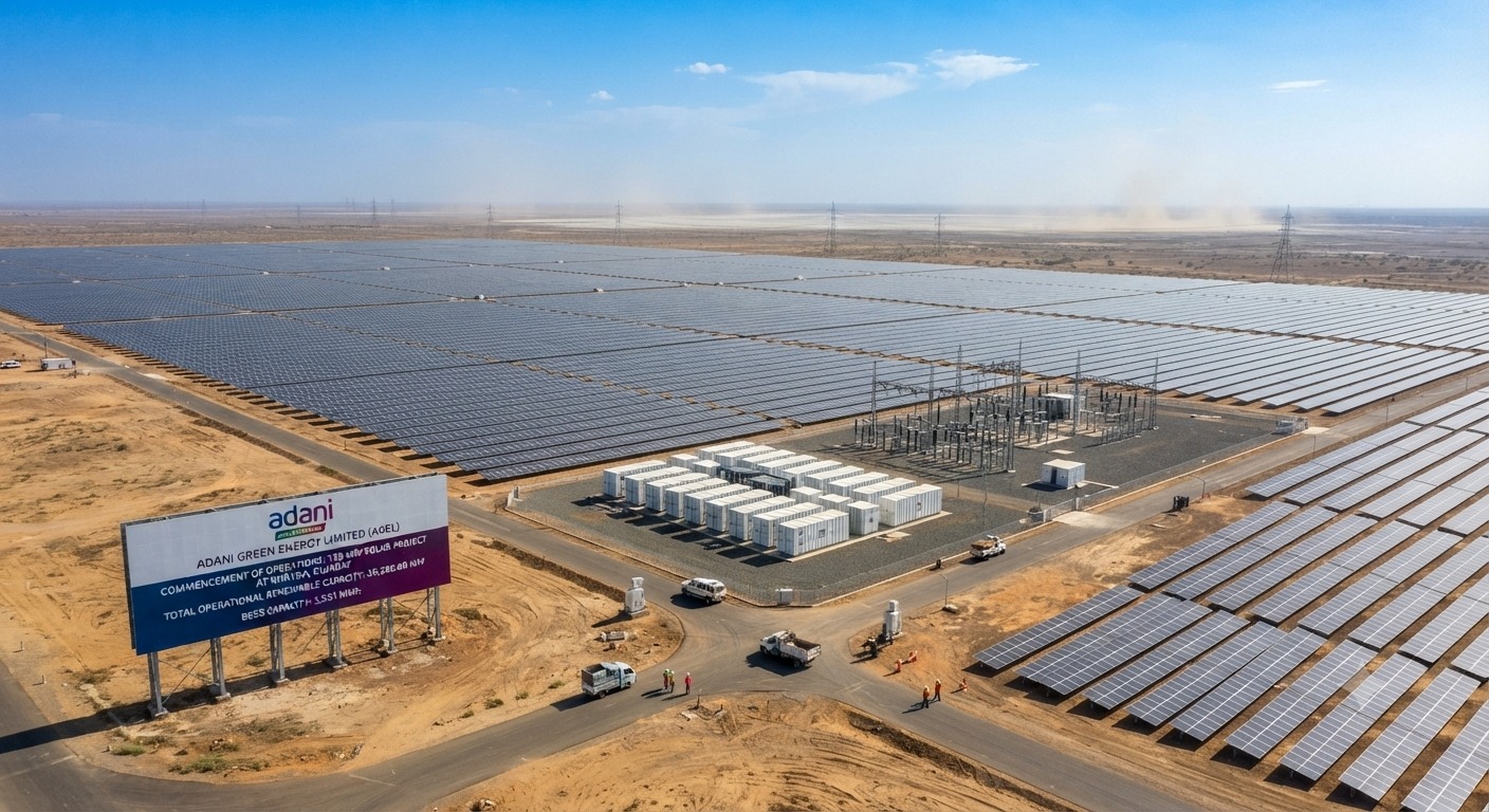 Adani Green Energy Operationalises 139 MW Solar Project at Khavda, Gujarat