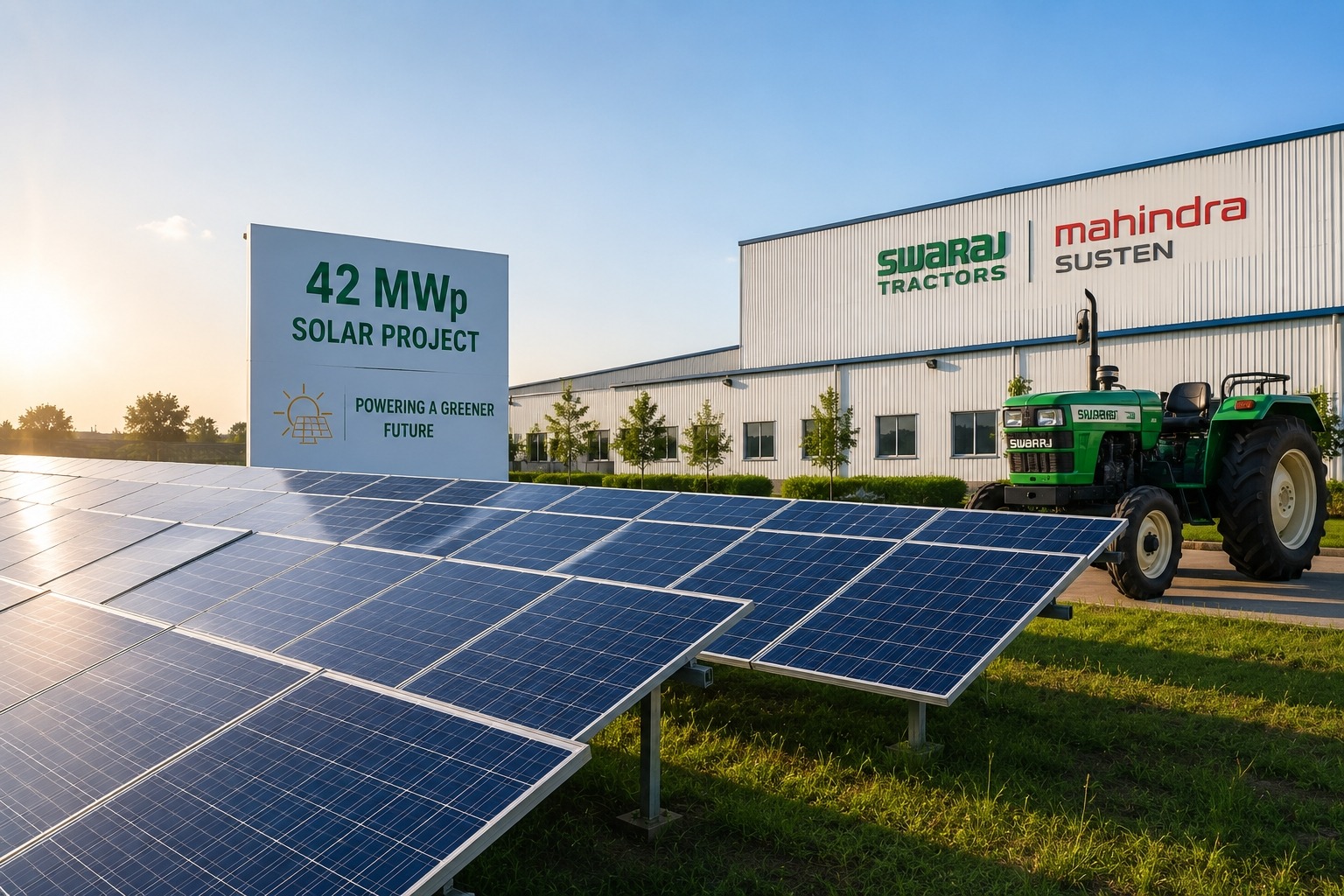 Swaraj Tractors Partners with Mahindra Susten to Source Solar Power from 42 MWp Punjab Project